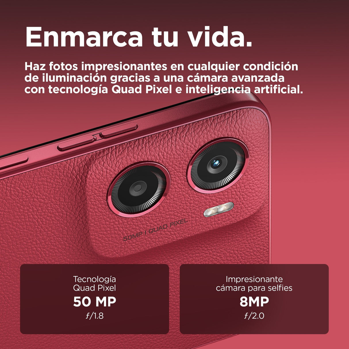 EAN 840023290596 - Motorola moto g05 16,9 cm (6.67") SIM doble Android 15 4G USB Tipo C 4 GB 128 GB 5200 mAh Rojo imagen 14