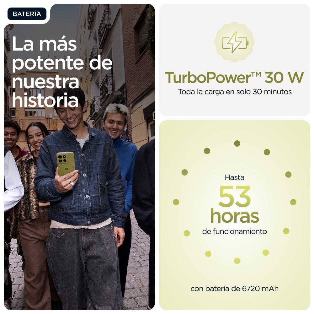 Smartphone Motorola Moto G86 5g 12/256 Gb Pantone Golden Cypress (Verde)