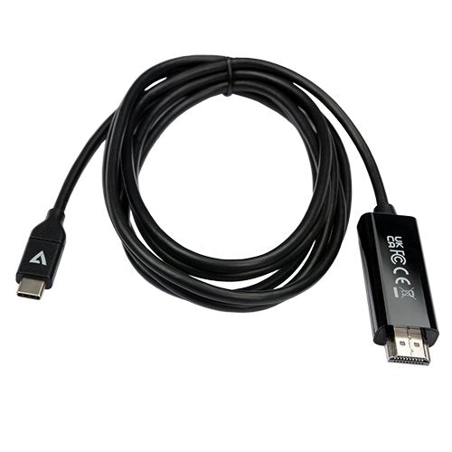 EAN 0662919111651 - V7 V7UCHDMI-2M adaptador de cable de vídeo USB Tipo C HDMI Negro imagen 4