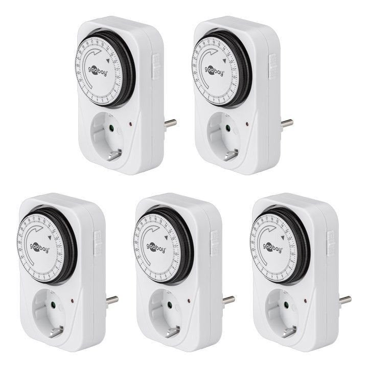 EAN 4040849555404 - Goobay 55540 contador eléctrico Blanco Temporizador diario imagen 1