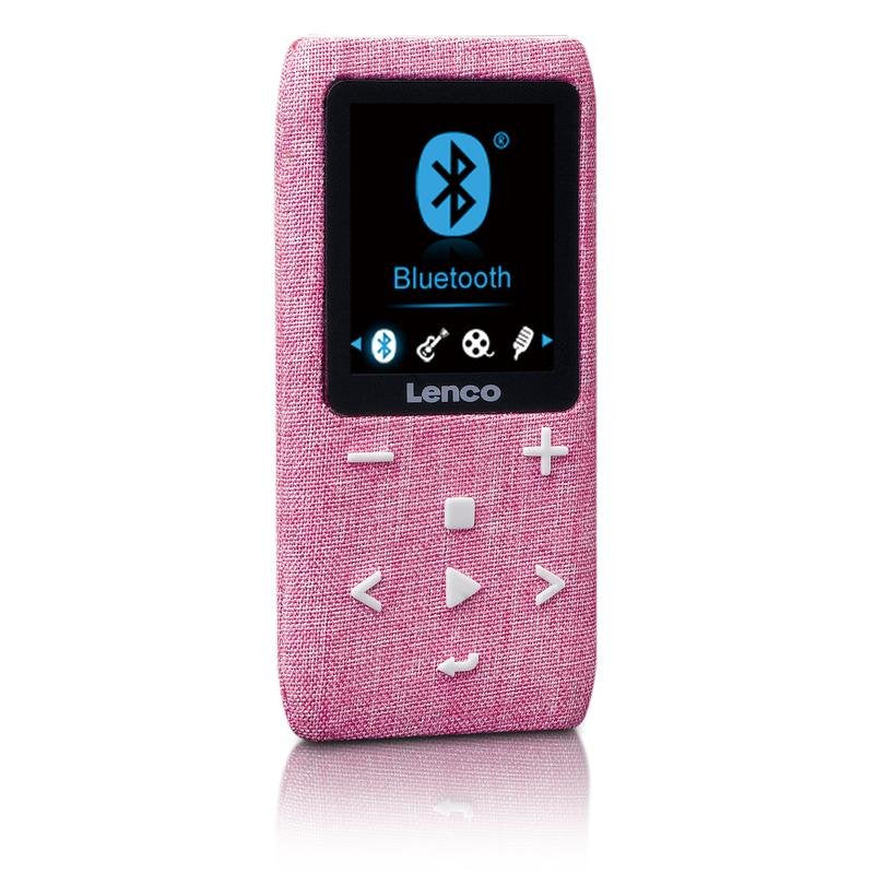 Lenco Xemio-861pk Rosa Reproductor Mp3 Mp4 Microsd De 8 Gb Bluetooth