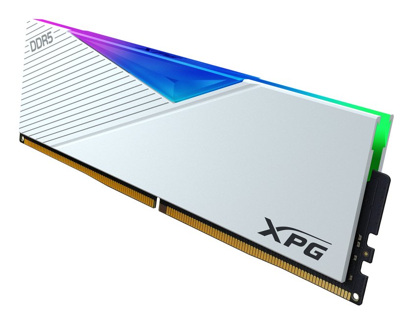 Memoria Adata Dimm 16 Gb Ddr5-6000 (1x 16 Gb)Blanco, Ax5u6000c3016g-Clarwh, Lancer Rgb, Intel Xmp