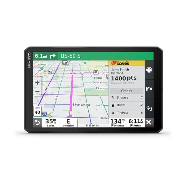 EAN 0753759293741 - Garmin DEZL LGV810 navegador Fijo 22,9 cm (9") TFT Pantalla táctil 405 g Negro imagen 5