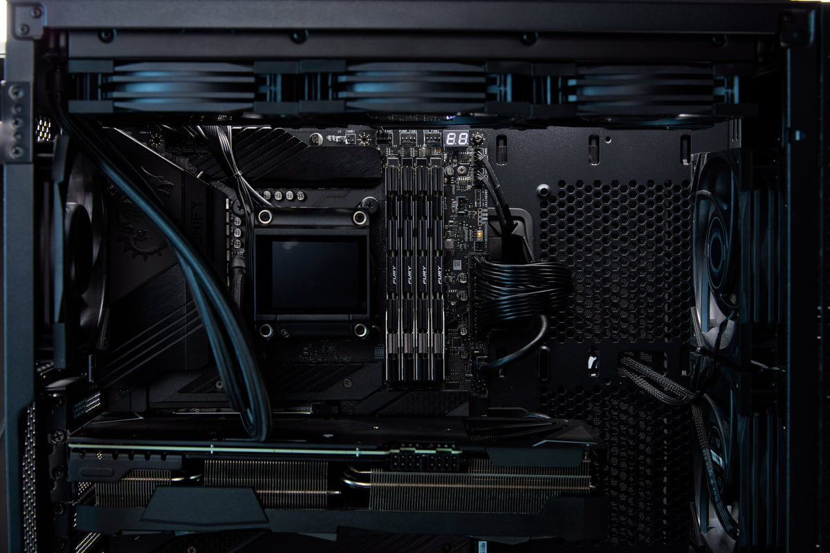 Memoria Kingston Fury 24 Gb 24x1gb Ddr5-8800, Ram Plateado/Negro, Kf588cu42rs-24, Renegade, Intel Xmp Kf588cu42rs-24