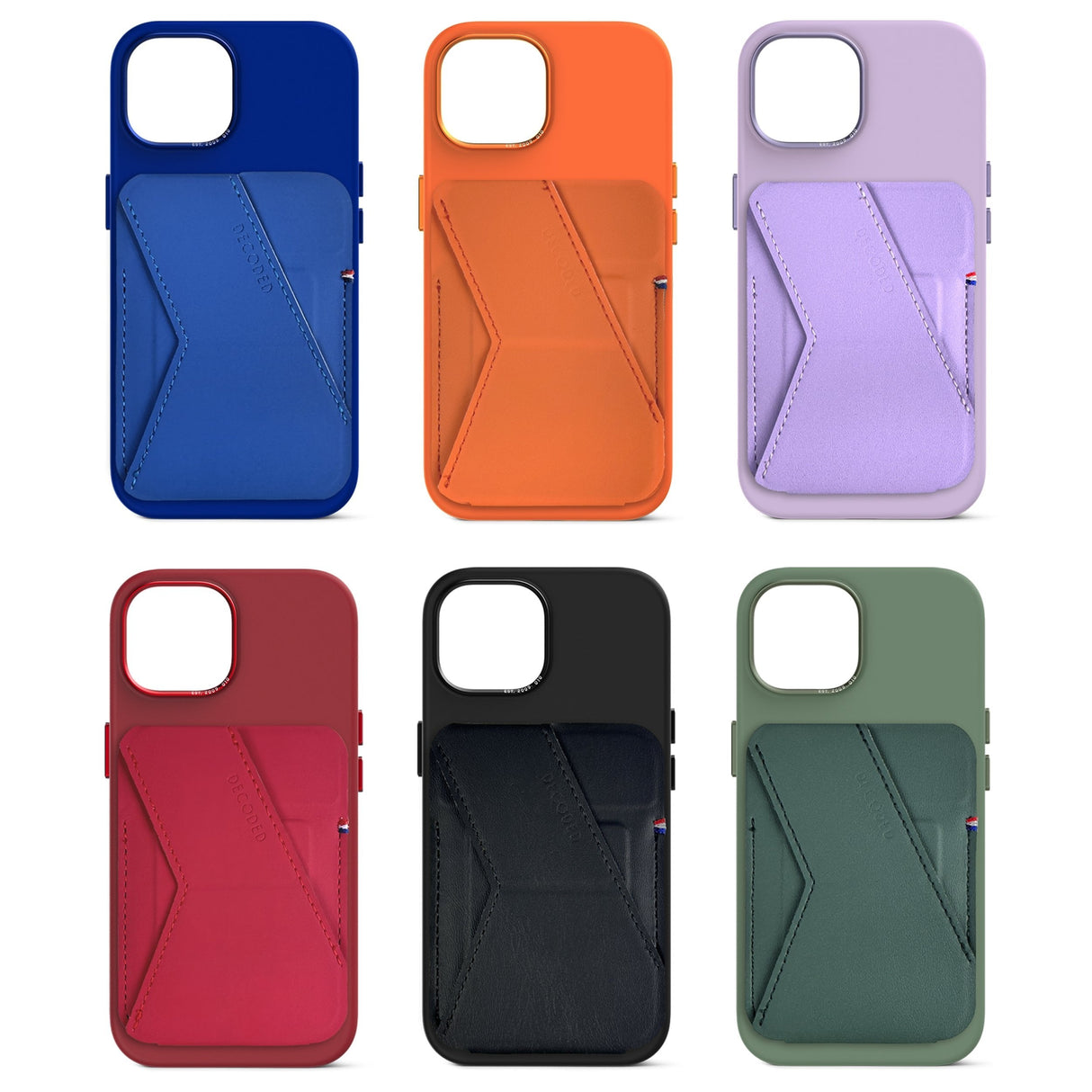 Decoded Silicone Magsafe Card Stand Sleeve Dig. Lavender