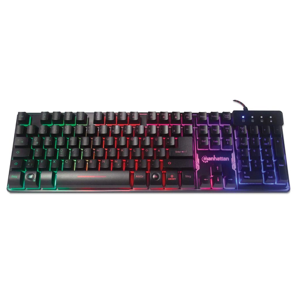 EAN 0766623178457 - Manhattan 178457 teclado Juego USB QWERTY Español Negro imagen 6