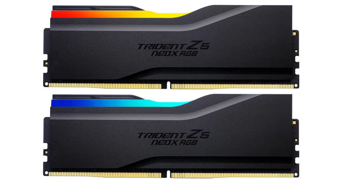 G.Skill Dimm 32 Gb Ddr5-6000 (2x 16 Gb) Dual-Kit (Negro, F5-6000a3038f16gx2-Tz5nxrk, Trident Z5 Neo X Rgb) F5-6000a3038f16gx2-Tz5nxrk