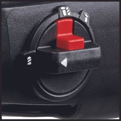 Kit Taladro Percutor Einhell Tc-Rh 620 4f Negro/Rojo, 620 W, E-Box Basic, Incluye Taladro Y Cincel