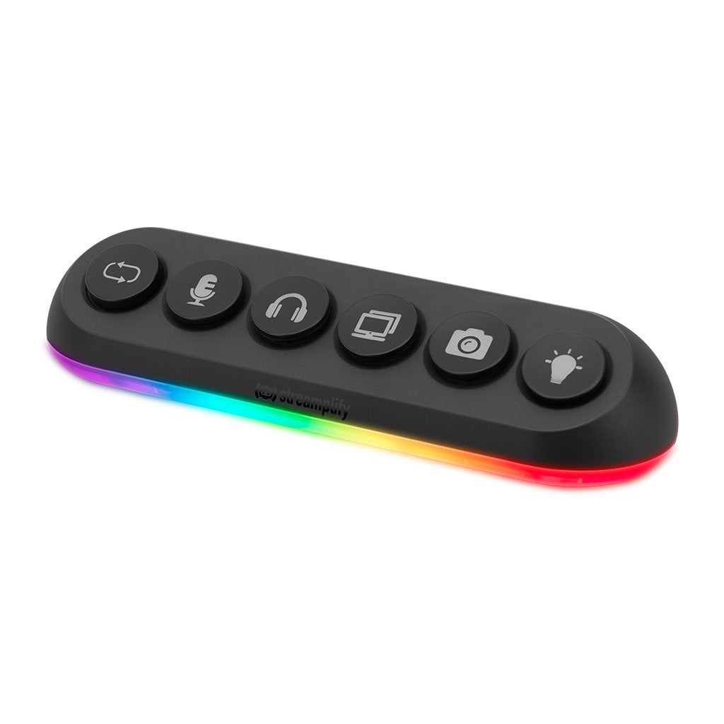 Mreamplify Hub Deck 5, 4x Usb 3.0, 1x Usb 2.0, Rgb, 12v, Eu-Netzcable - Negro