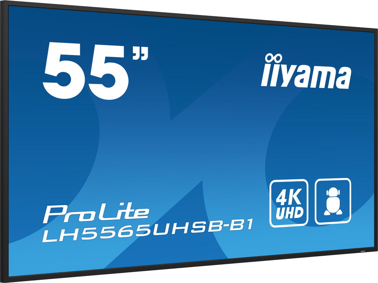 Iiyama Prolite Lh5565uhsb-B1 140 Cm (55") Klasse (139 Cm (54.6") Sichtbar) Lcd-Display Mit Led-Hintergrundbeleuchtung -
