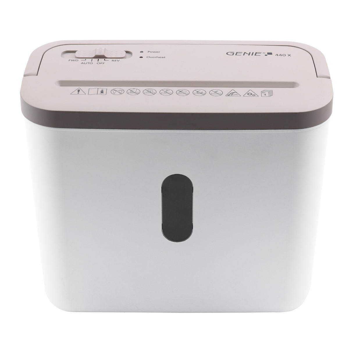 EAN 4030152953691 - Genie 440 X BR triturador de papel Corte cruzado 72 dB Marrón, Blanco imagen 3