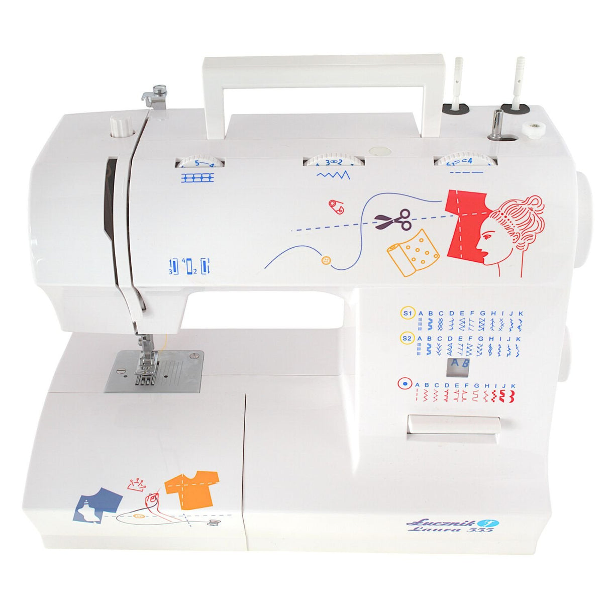 EAN 5902022181345 - Łucznik LAURA 555 máquina de coser Máquina de coser semiautomática Eléctrico imagen 6