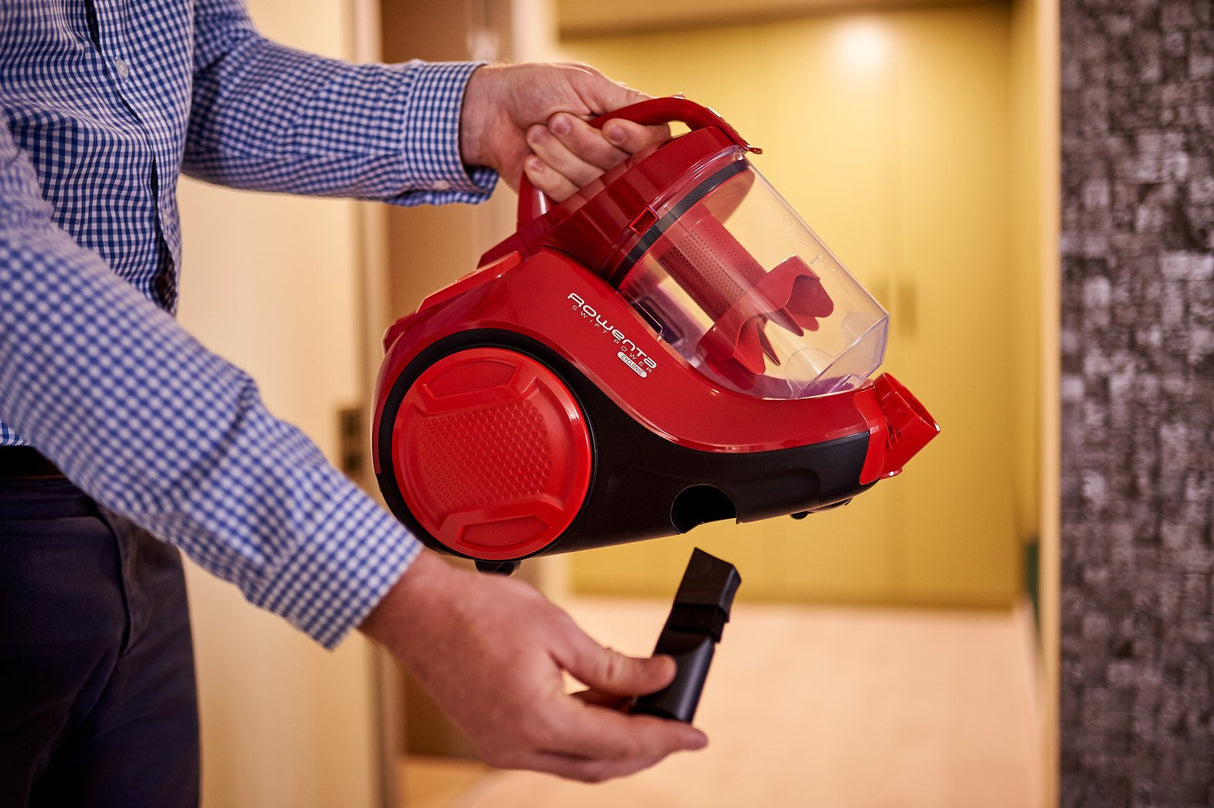 Aspiradora Rowenta Ro2913 De Suelo Rojo