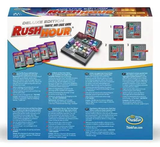 Piense En Diversión Rush Hour Deluxe, Juego De Mesa 76617