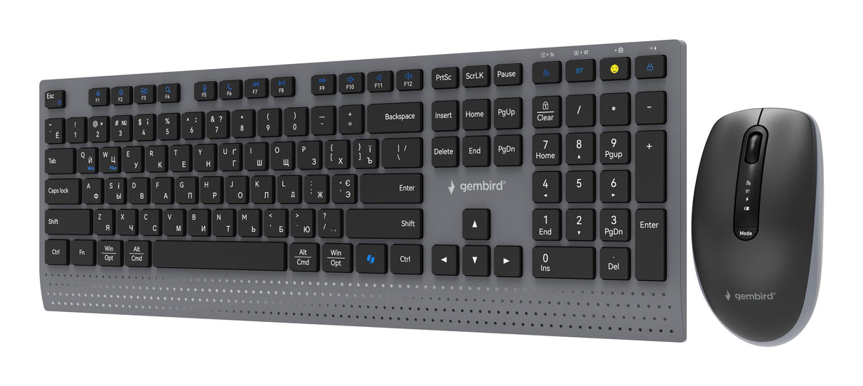 Keyboard +Mouse Wrl Cyrillic/Bk Kbs-Wps-02-Cyrl Gembird