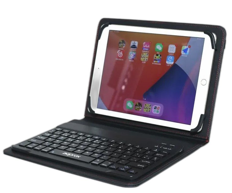 Approx Funda Para Tablet De 9.7" A 10.5" Con Teclado Bluetooth - Para Windows, Android Y Apple - Negro