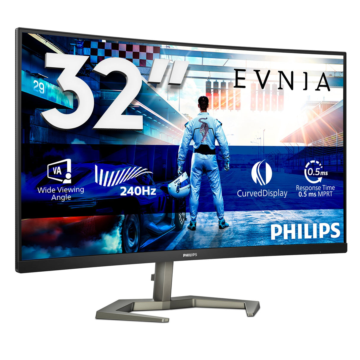 EAN 8712581800710 - Philips Momentum 32M1C5200W/00 pantalla para PC 80 cm (31.5") 1920 x 1080 Pixeles Full HD LCD Negro imagen 3