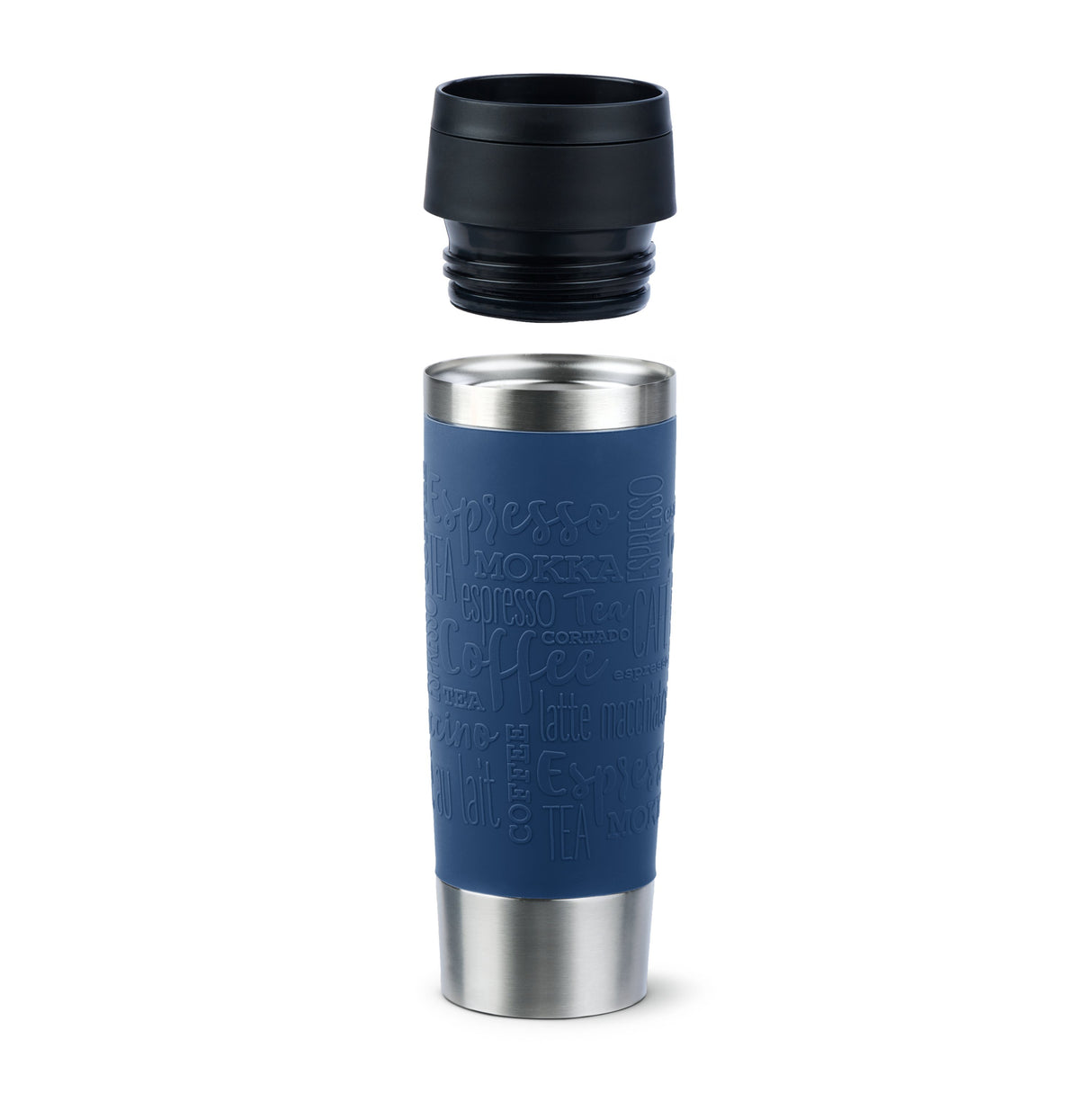 EAN 4009049544984 - EMSA Travel Mug Classic N2022100 taza de viaje 500 ml Negro, Azul, Acero inoxidable Acero inoxidable imagen 3