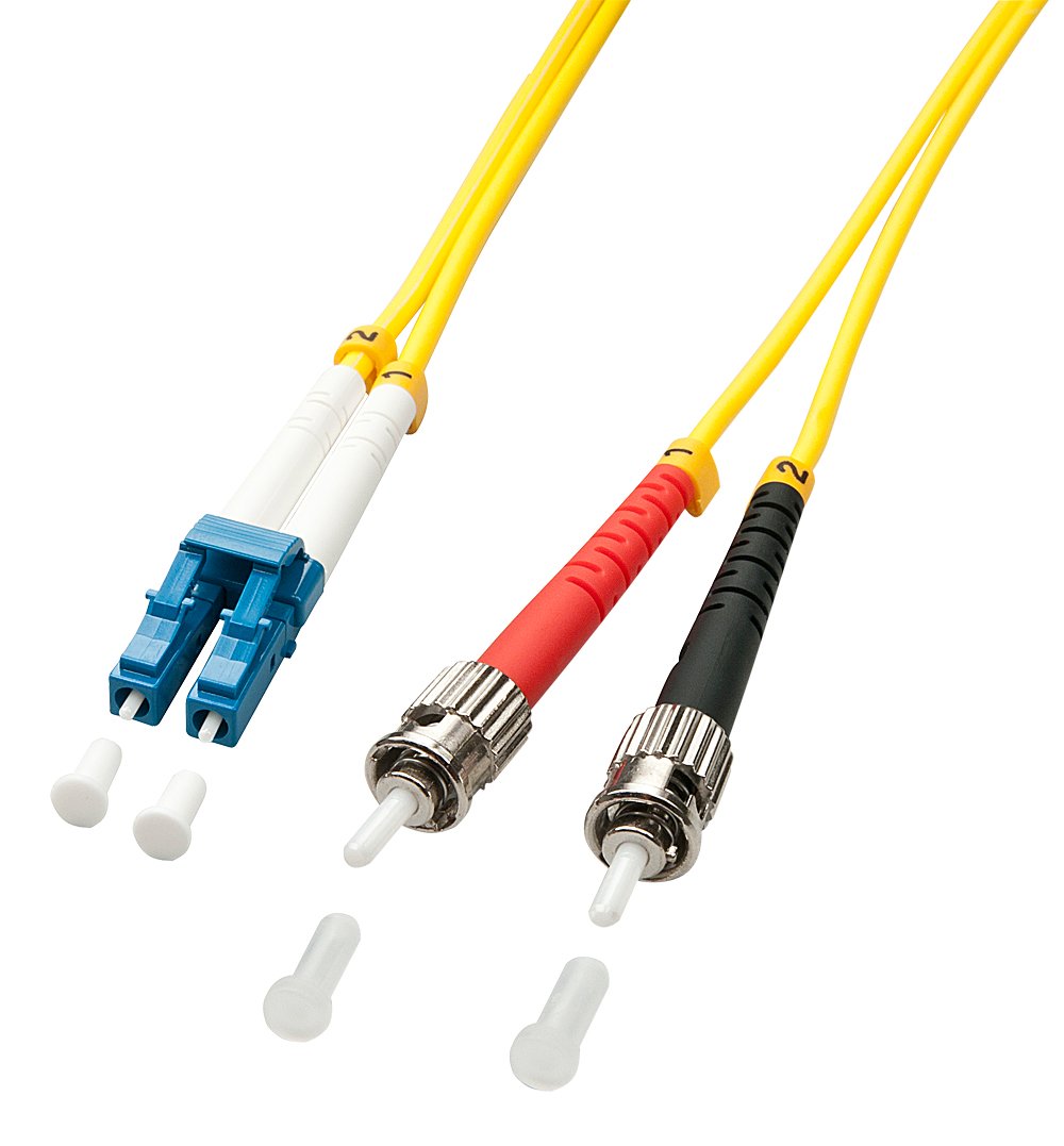 Cable Dúplex De Fibra Óptica Lindy Lc/St Os2 2m 9/125æm Monomodo