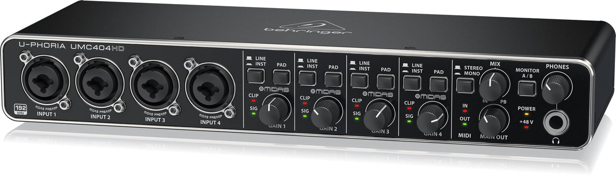 EAN 4033653130639 - Behringer UMC404HD interfaz de grabación de audio imagen 4