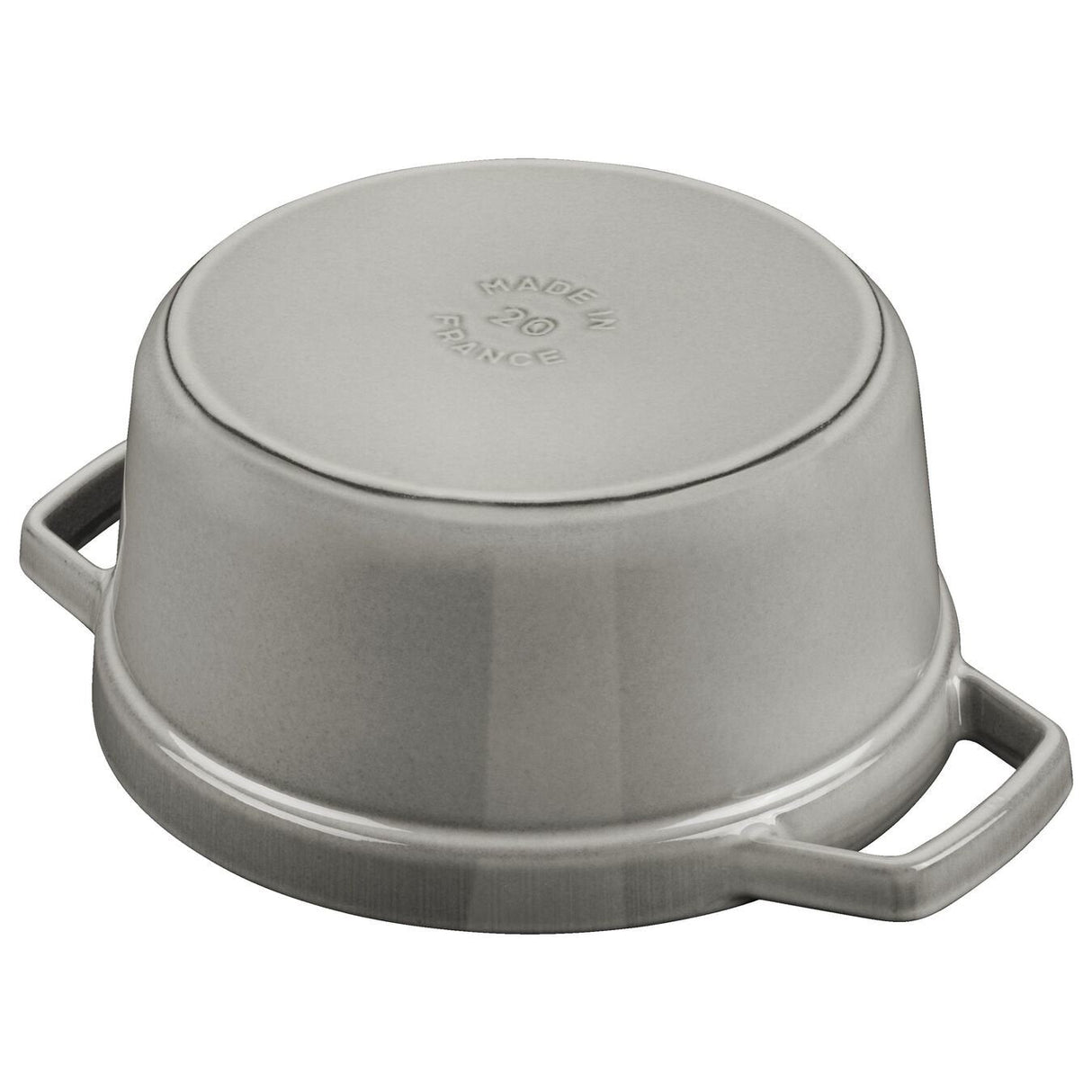 Staub Round Cocotte, Hierro Fundido De 26 Cm, Gris Grafito