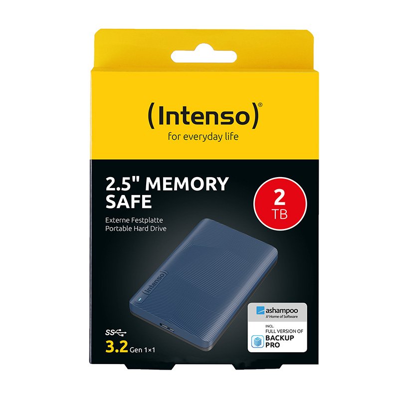 Disco Hdd Externo Intenso 2000 Gb Color Azul 6029585