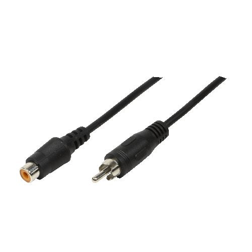 Logilink Audio Cable, Rca M To Rca F, Negro, 10 M