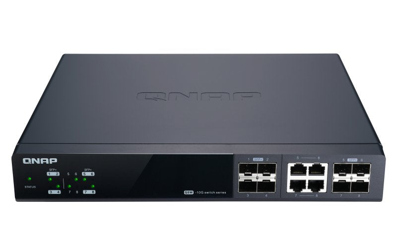 EAN 4713213517819 - QNAP QSW-M804-4C switch Gestionado 10G Ethernet (100/1000/10000) Negro imagen 7