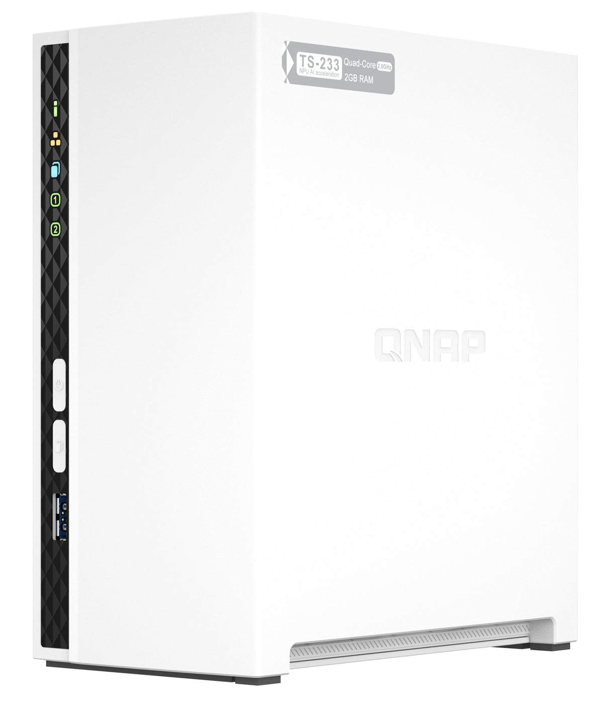 EAN 4711103080597 - QNAP TS-233 servidor de almacenamiento NAS Torre ARM Cortex-A55 2 GB 0 TB QNAP QTS Blanco imagen 5