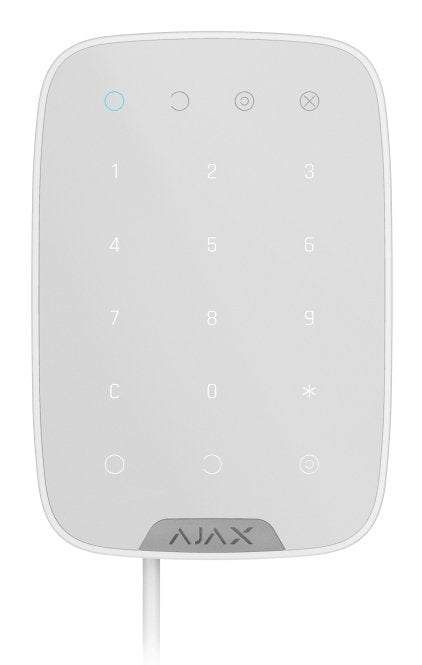 Ajax Superior Keypad Fibra Sistema De Alarma De Seguridad Negro