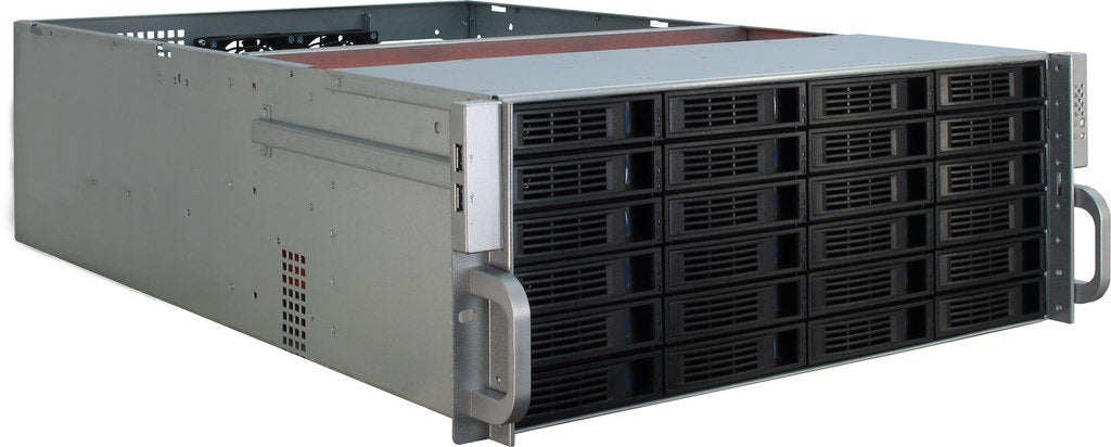 EAN 4260133126435 - Inter-Tech 4U-4424 Estante Negro, Plata imagen 2