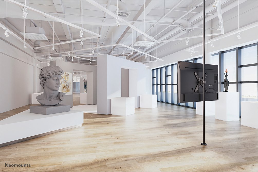 Neomounts By Newstar Soporte De Poste Para Tv (75x75 - 400x400mm 32-55)