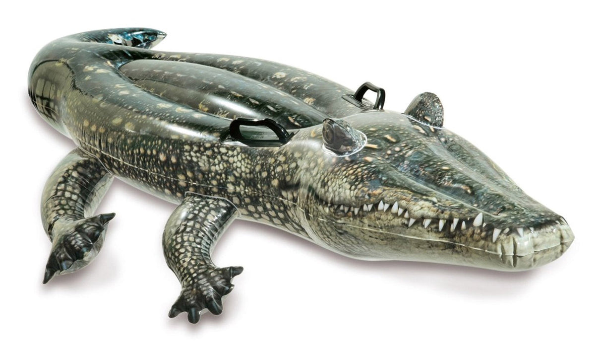 Intex 57551np Cocodrilo Hinchable Con Impresión Fotorrealista