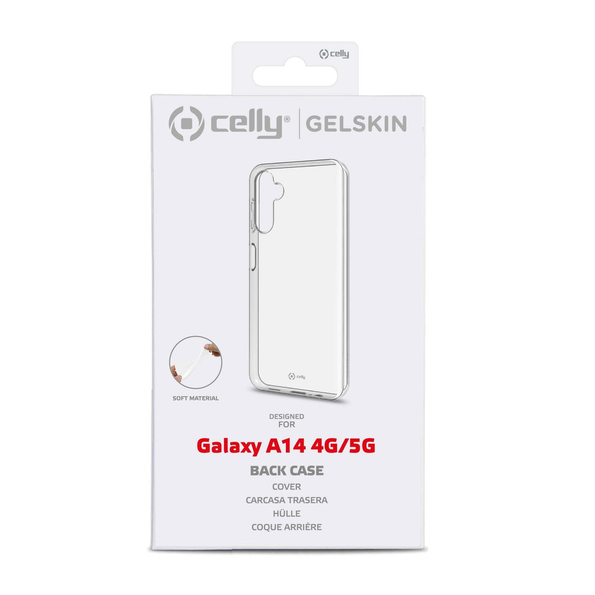 Celly Gelskin Funda Para Samsung Galaxy A14 5g 16,8 Cm (6.6") Transparente