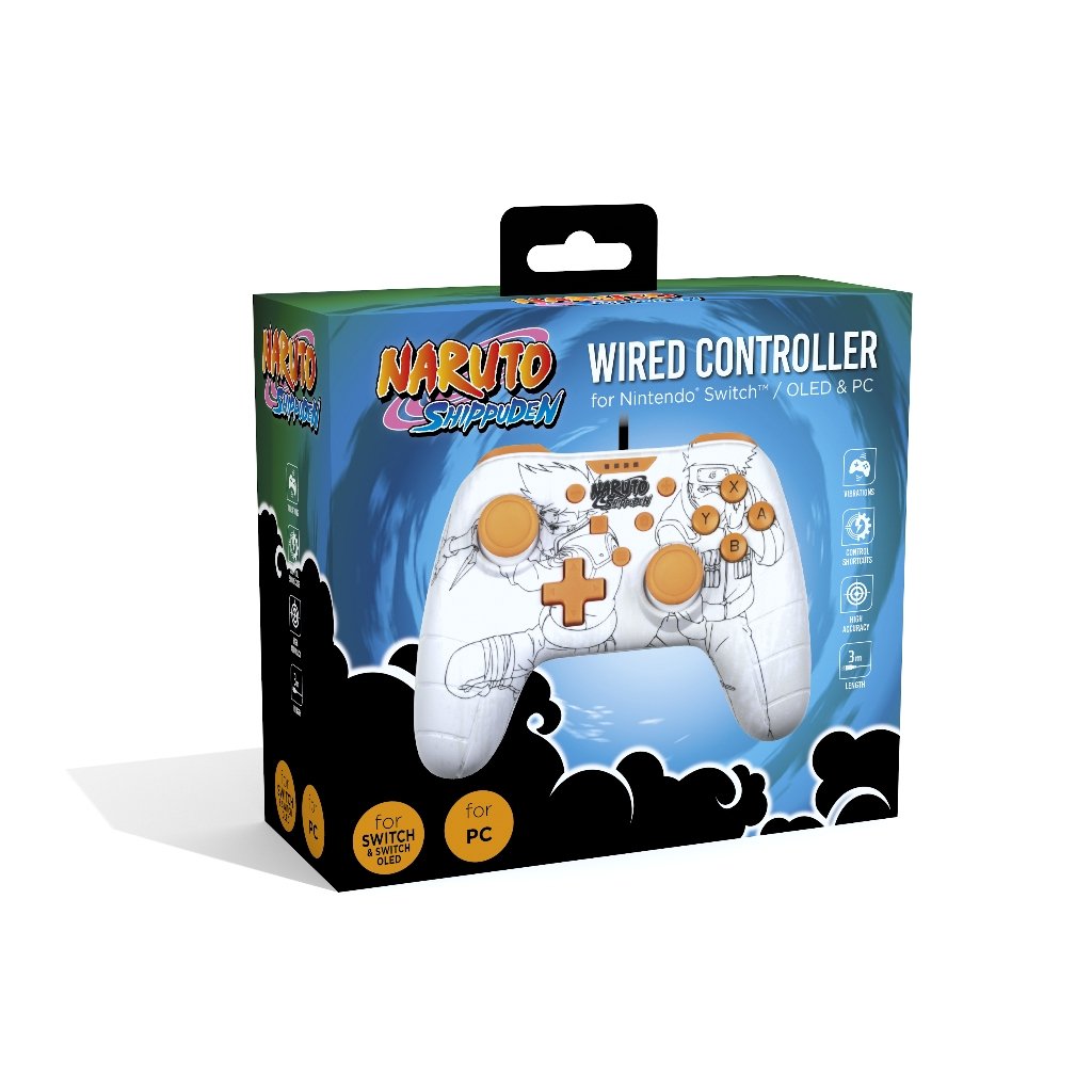 EAN 3328170287432 - Konix Naruto Kakashi Blanco USB Gamepad Nintendo Switch, Nintendo Switch Lite, PC imagen 13