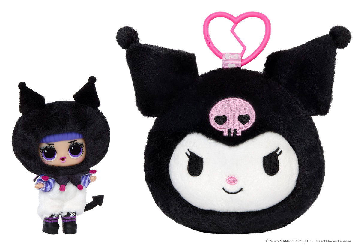 Mga Entretenimiento L.O.L. Surprise Loves Hello Kitty Peluche Reversible, Figura De Juguete Artículos Surtidos, Una Figura 249962-Euc