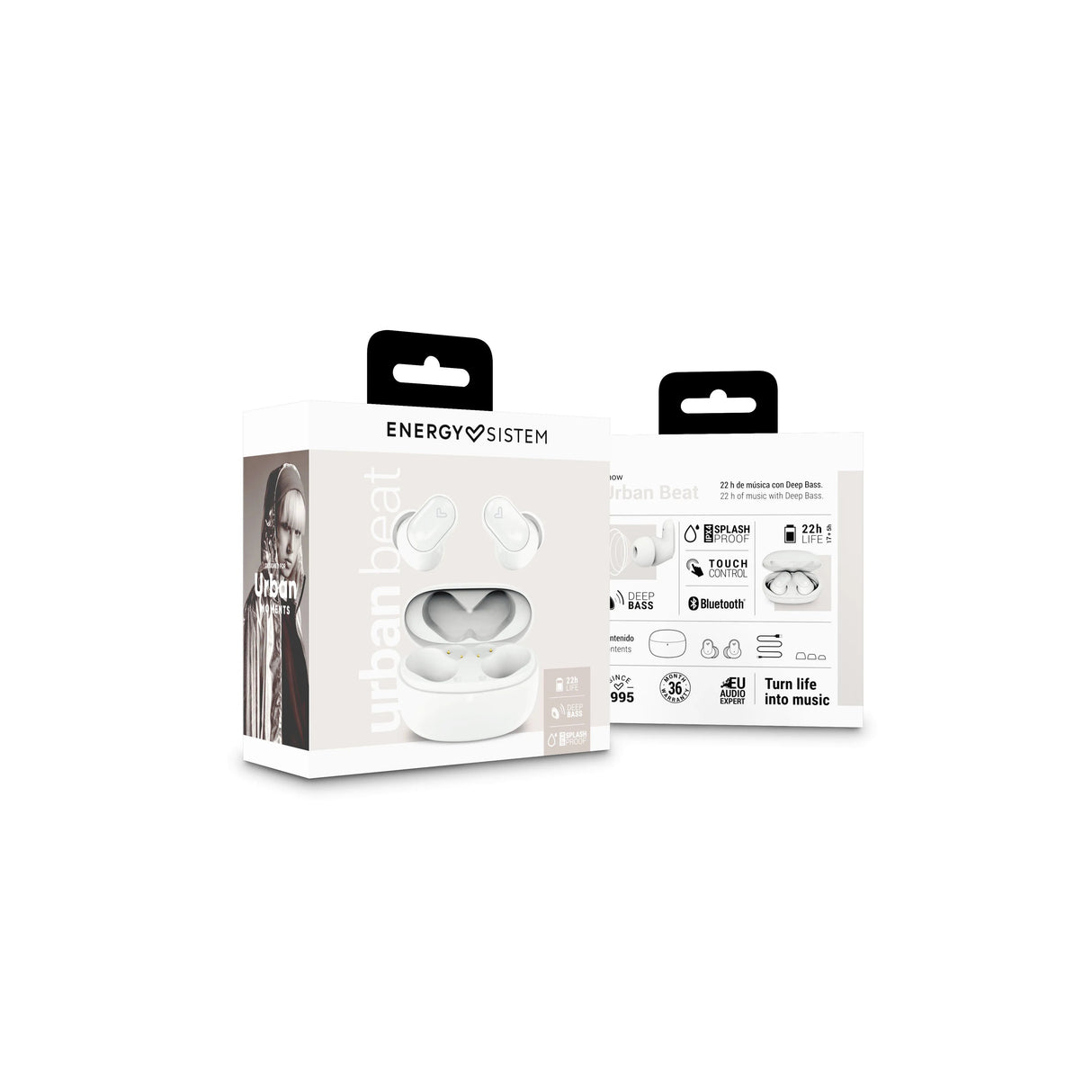 EAN 8432426455256 - Energy Sistem Urban Beat Auriculares True Wireless Stereo (TWS) Dentro de oído Llamadas/Música USB Tipo C imagen 6