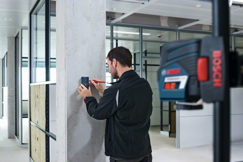 Receptor Láser Bosch Professional Lr 6 Professional Azul/Negro, Para Láseres Combinados Y Lineales Gcl 2-50 C / Gll 3-80 / Gll 3-80 C 0601069h00