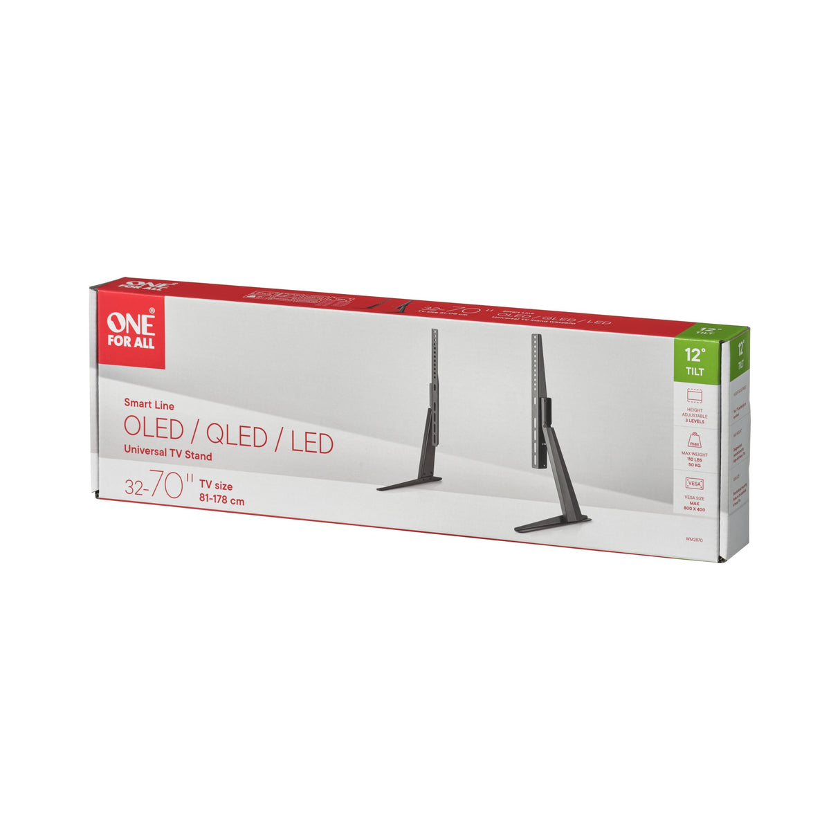 EAN 8716184076541 - One For All Ultra Slim Line WM 2870 177,8 cm (70") Negro imagen 14