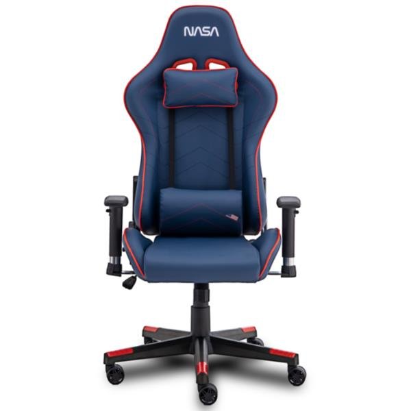 Silla Gaming Nasa Galactic Azul Rojo