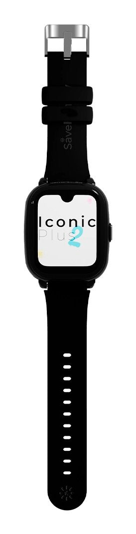 Savefamily Reloj Inteligente Infantil Iconic Plus 2 Con Gps Y Llamada - Ip67 - Bateria 850mah - Ia - Negro