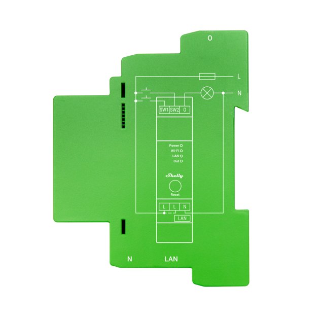 Shelly Relé "Pro Dimmer 1pm" Led Glühbirne Wlan Lan Bt Din-Rail