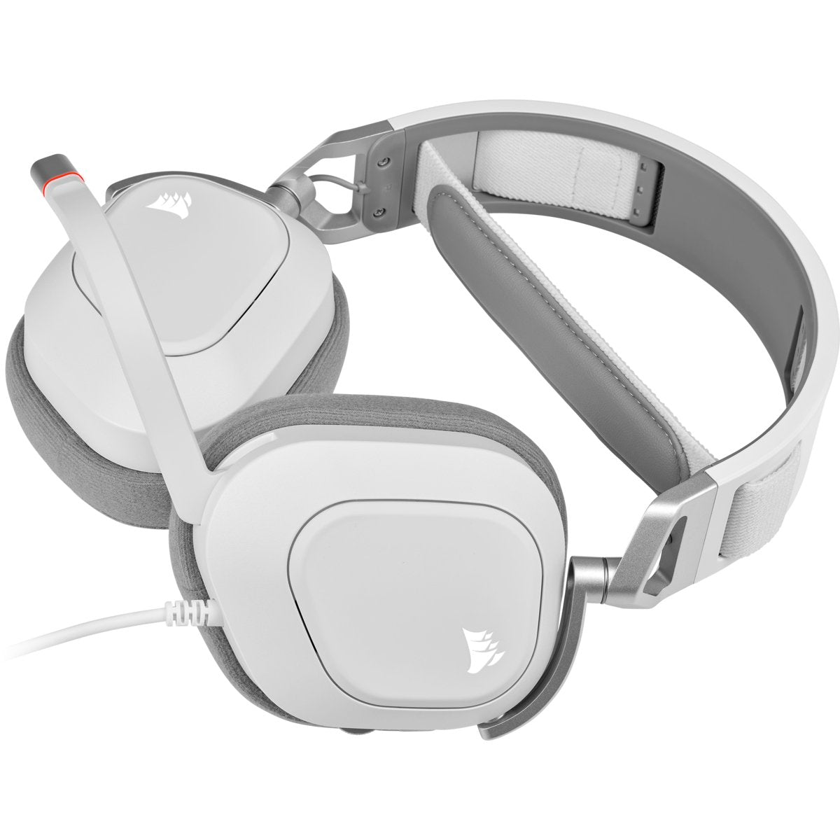 EAN 0840006644521 - Corsair HS80 RGB USB Auriculares Alámbrico De mano Juego Blanco imagen 4