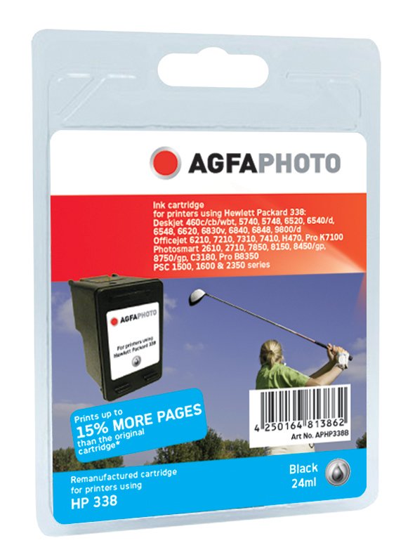 Agfaphoto Aphp338b Cartucho De Tinta 1 Pieza(S) Negro