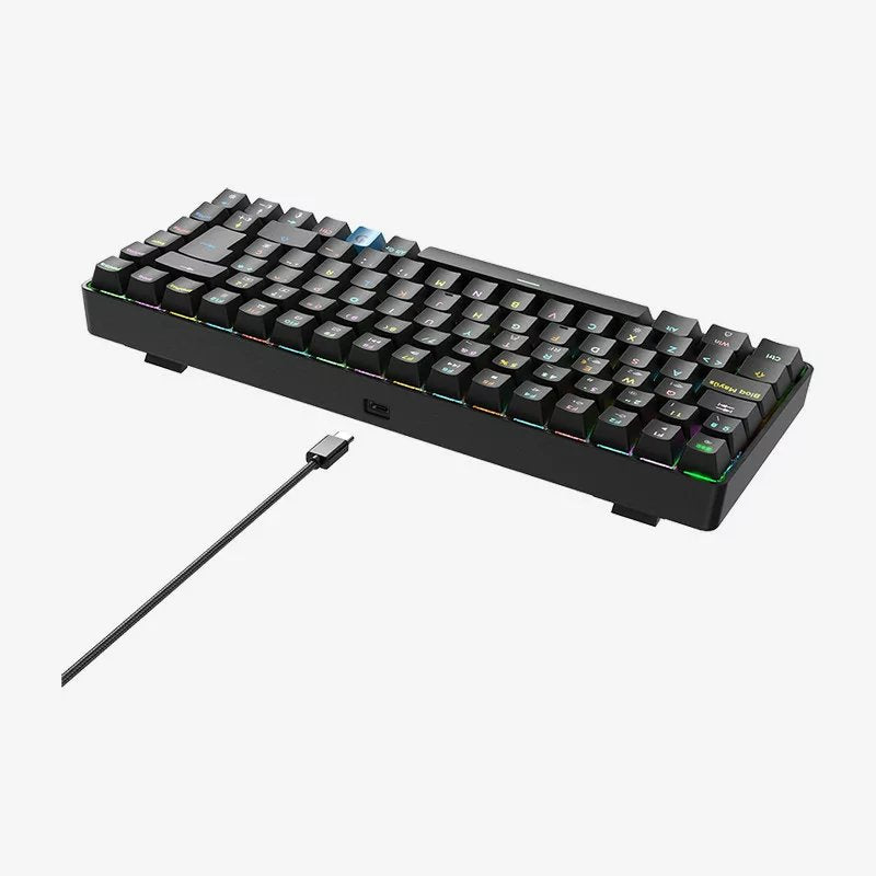 EAN 8436545693469 - Hiditec GKE010006 teclado Juego USB + RF Wireless + Bluetooth QWERTY Español Negro imagen 7