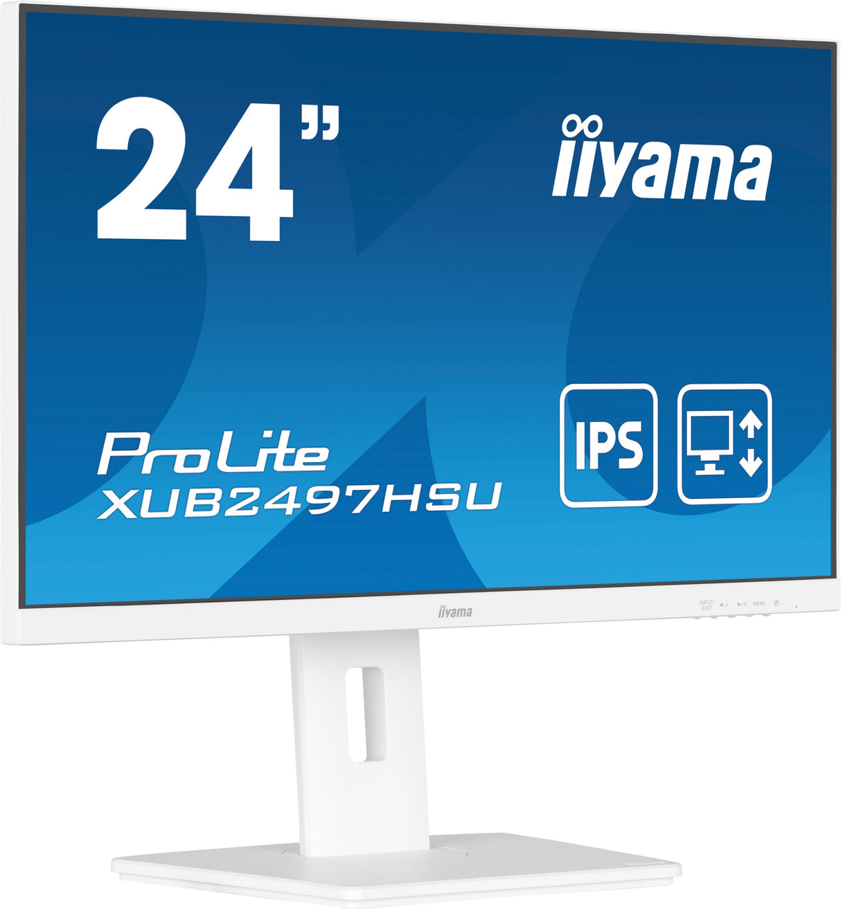 EAN 4948570125074 - iiyama ProLite XUB2497HSU-W2 pantalla para PC 60,5 cm (23.8") 1920 x 1080 Pixeles Full HD LED Blanco imagen 4