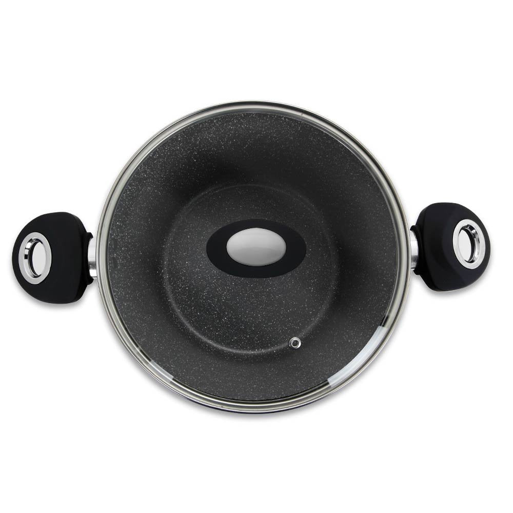 Orbegozo Cfm 2028 Fundicook Cacerola De Aluminio Forjado Con Capacidad De 5.09l - Antiadherente Libre De Pfoa - Mango