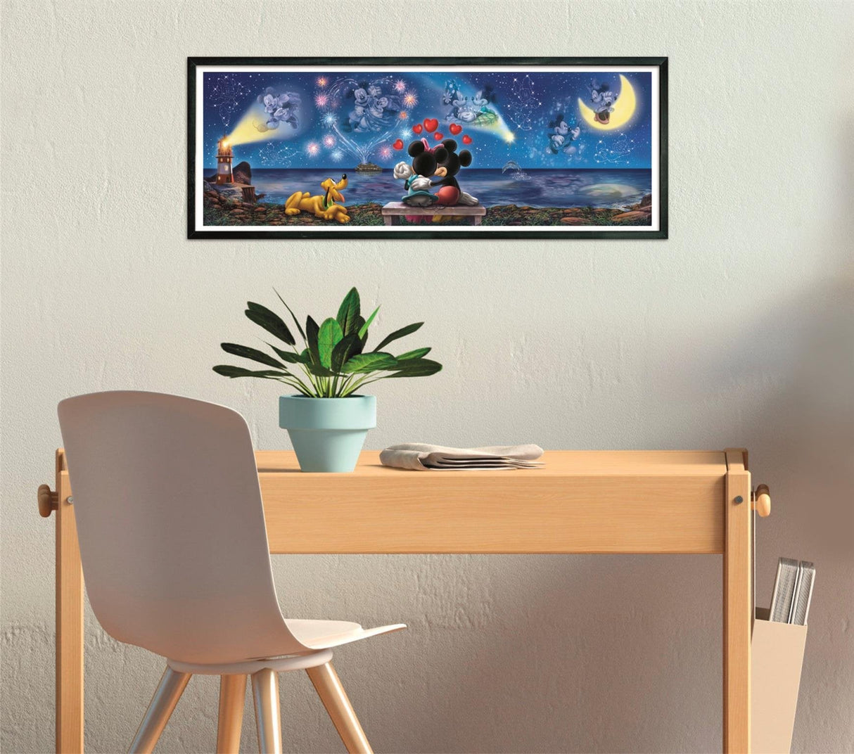 Puzzle Panorama Mickey & Minnie Disney 1000pzs