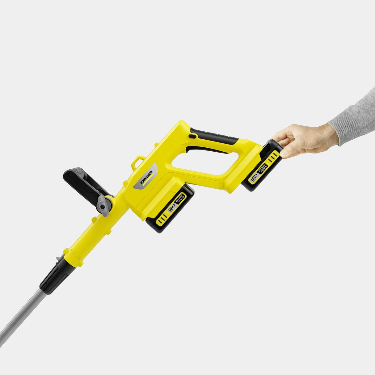 EAN 4066529036445 - Kärcher LTR 3-18 DUAL BATTERY SET 30 cm Batería Negro, Acero inoxidable, Amarillo imagen 2
