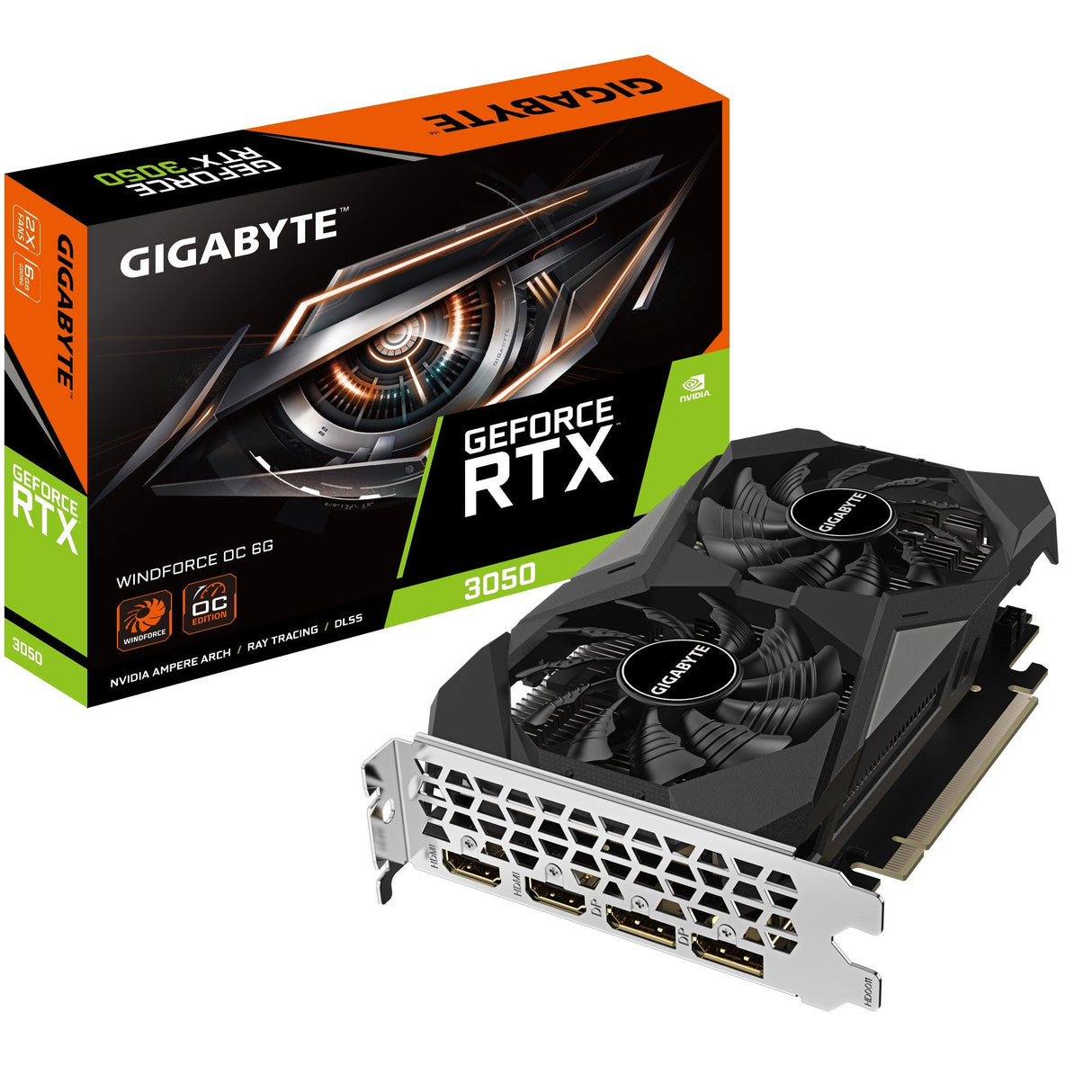 Vga Gigabyte Geforce Rtx 3050 Windforce Oc 6gb
